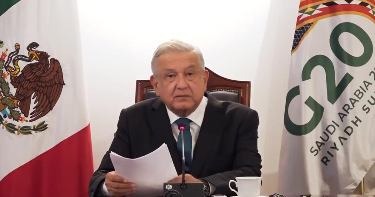 Austeridad y antineoliberalismo, tips de AMLO a líderes del G20 (Video)