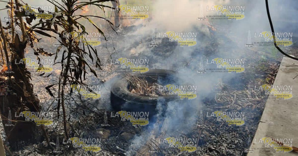 Continúan incendios por negligencia de habitantes