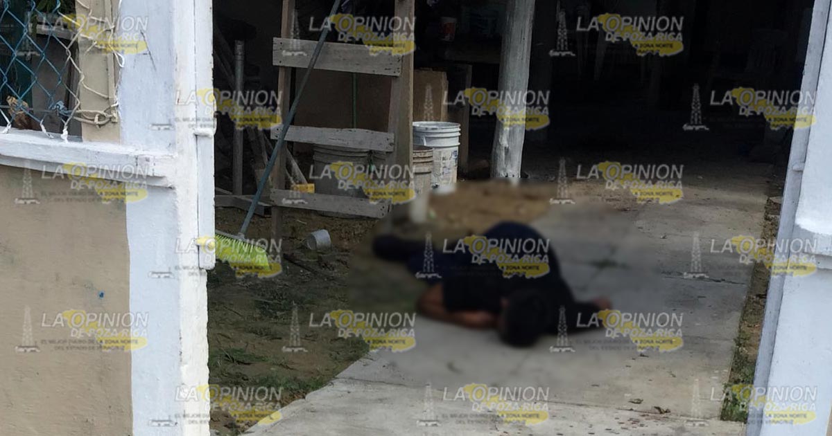Por la espalda habría recibido el impacto