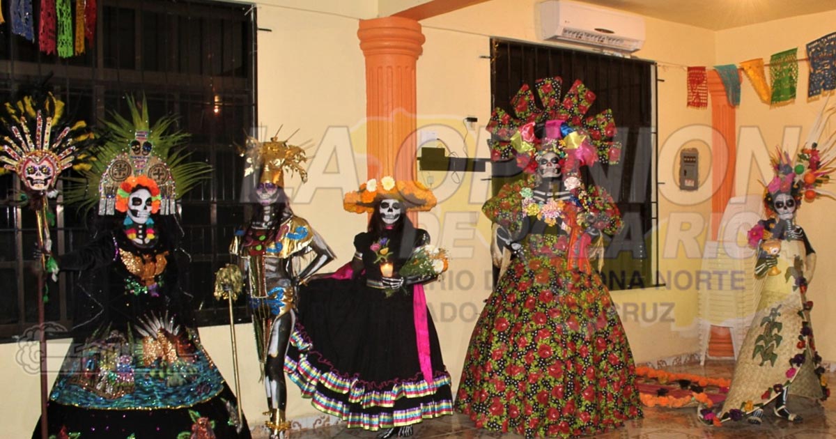 Exitoso concurso de catrinas del ayuntamiento de Naranjos