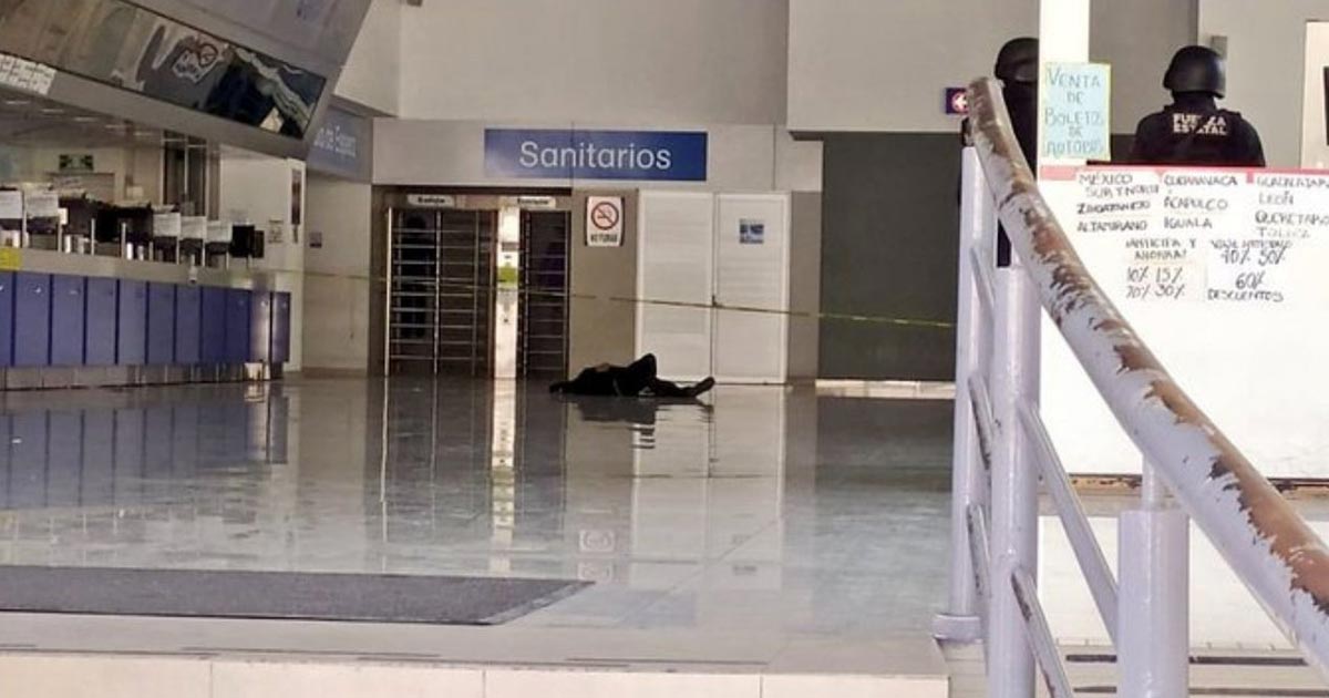 Matan a balazos a un hombre en la terminal de Chilpancingo