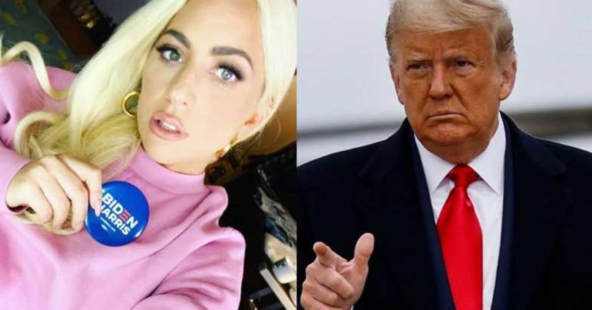 Así reaccionó Trump al enterarse que Lady Gaga acompañará a Joe Biden en su cierre de campaña
