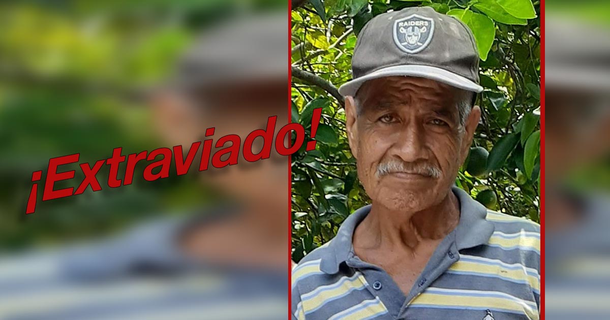 Septuagenario extraviado