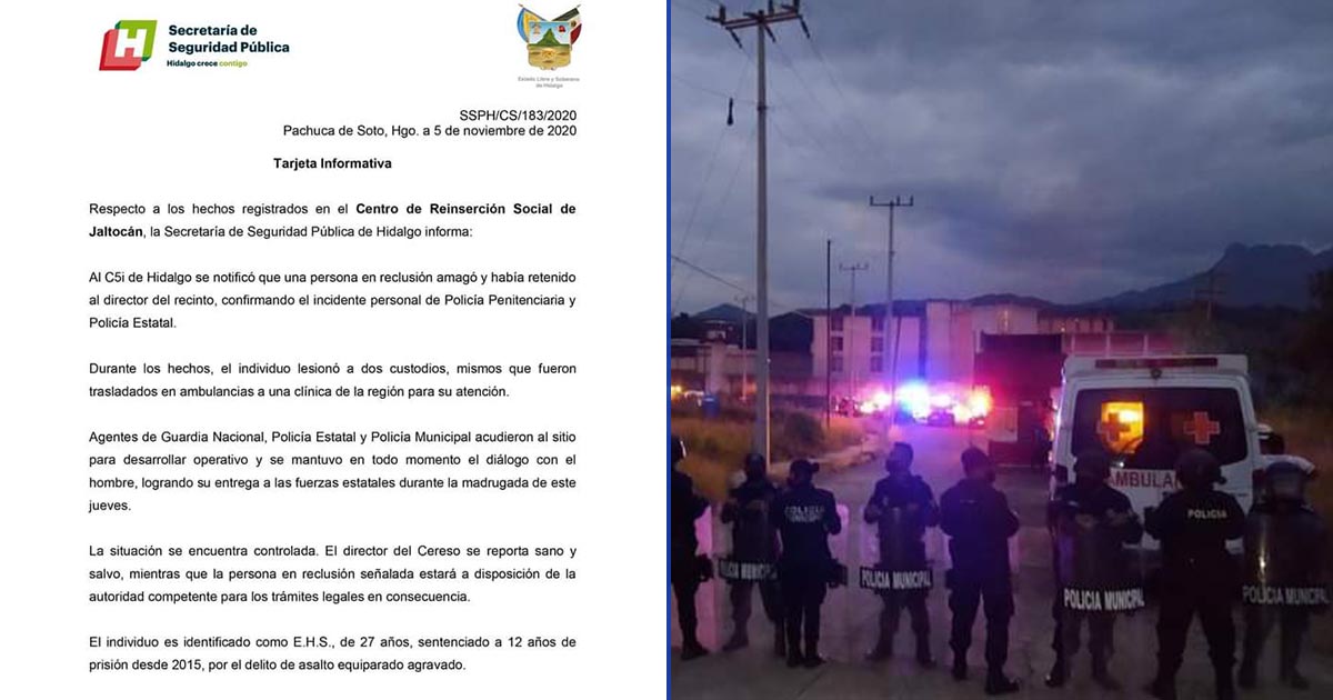 Liberan al director del CERESO de la Lima