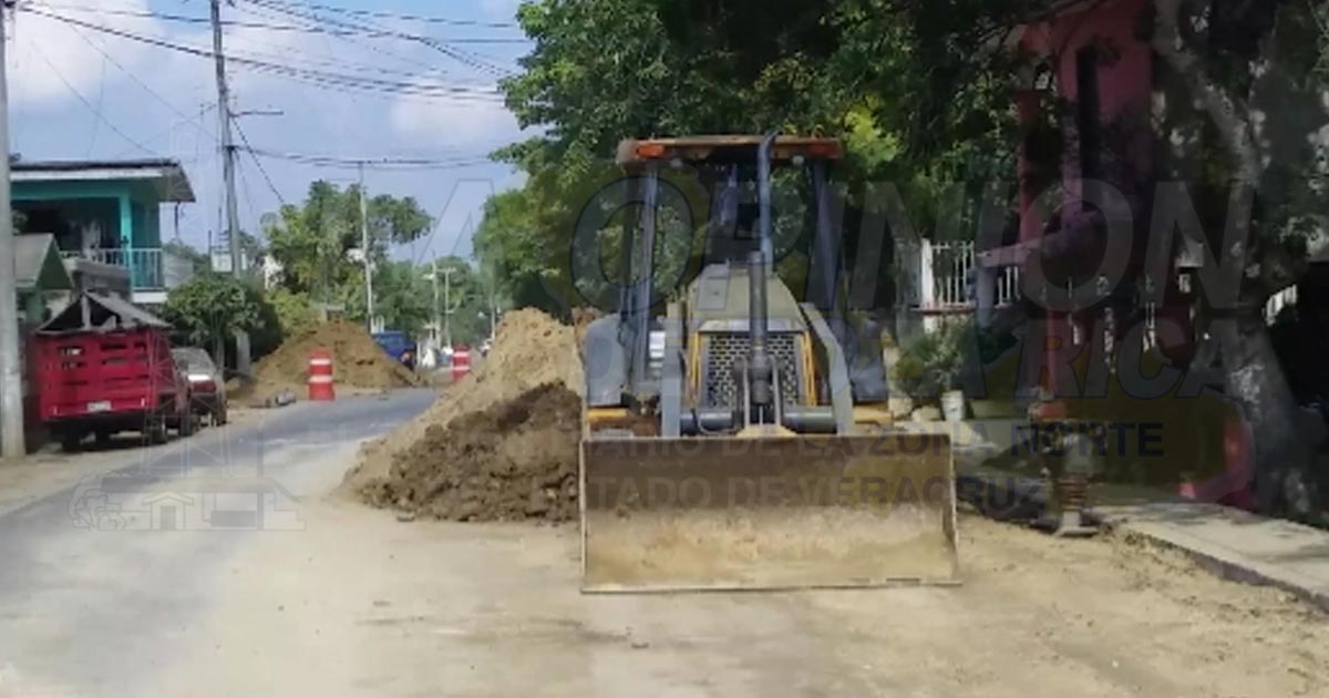 Volverán a cerrar la carretera Poza Rica - Cazones por la obra de drenaje en barrio Agustín Acosta Lagunes