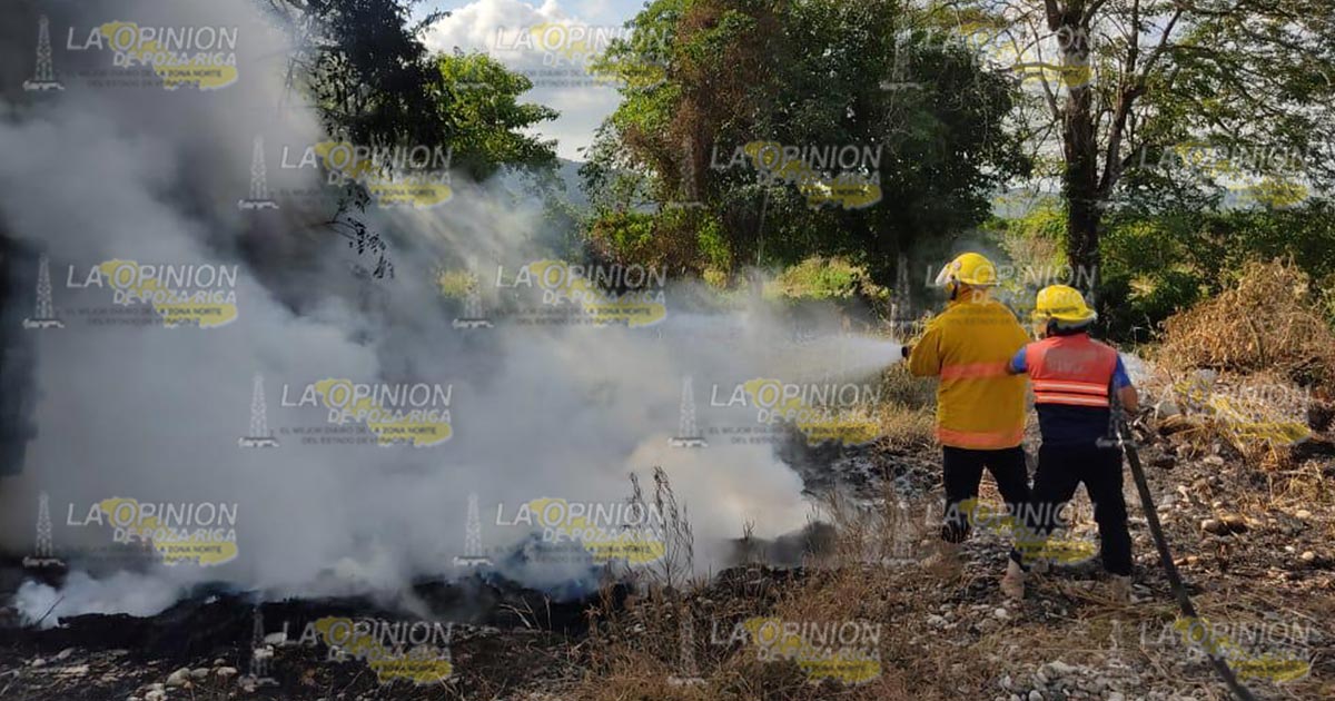 Quema de basura provoca incendio