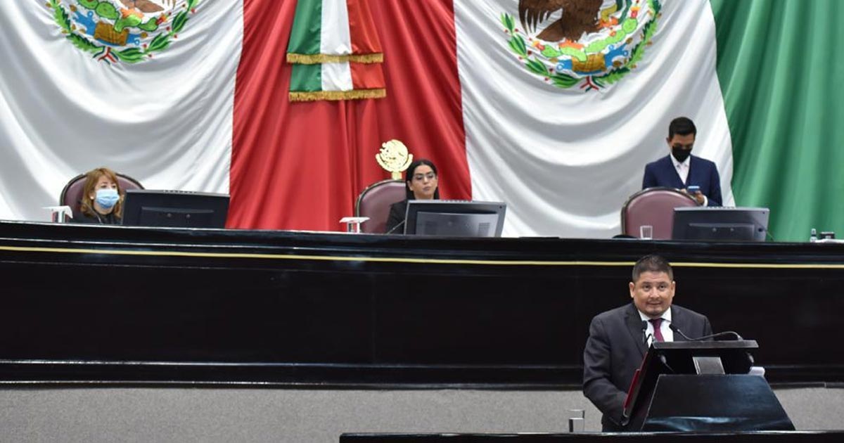 Rinde el diputado Ríos Uribe su último Informe en la Presidencia