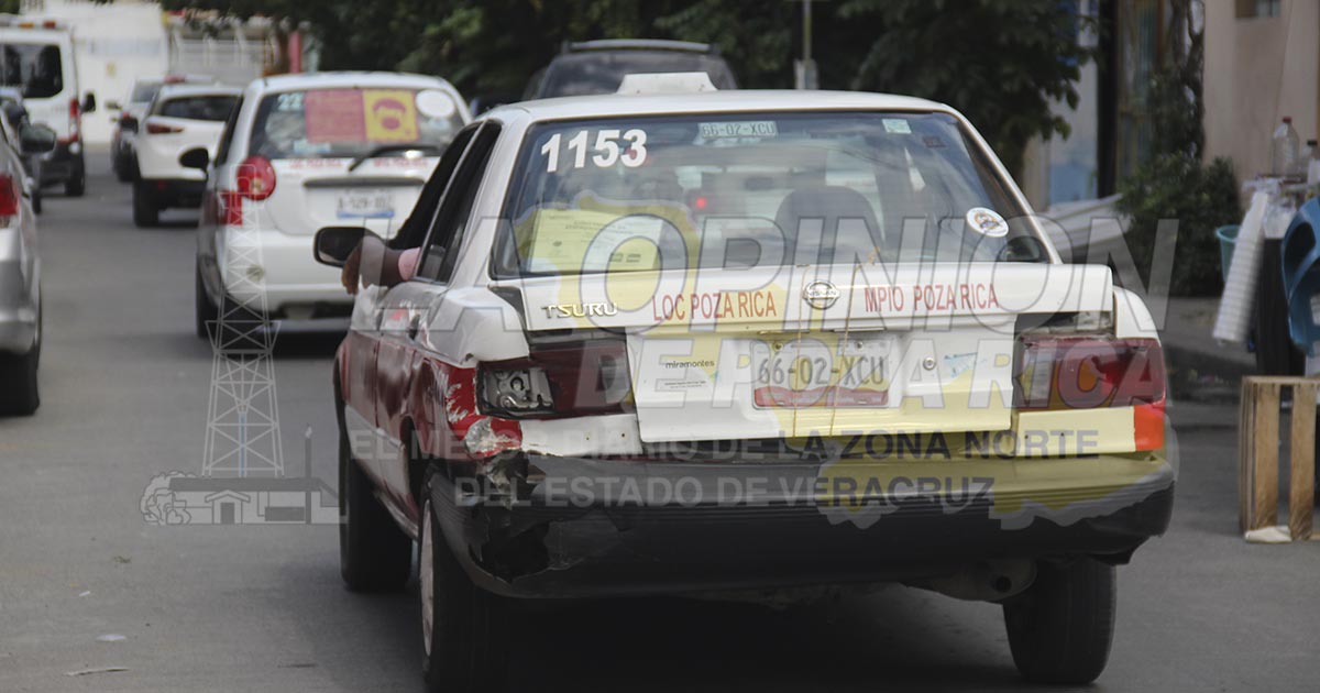 Sacarán de circulación taxis que ya son chatarra