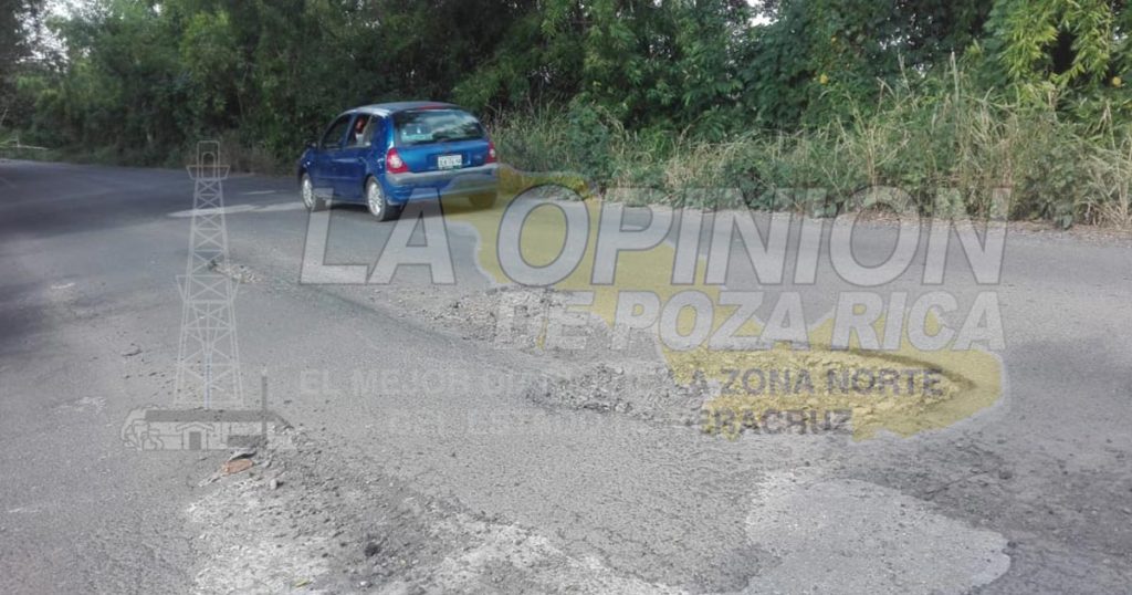 Tortuosa la ruta Tuxpan-Ojite-Álamo