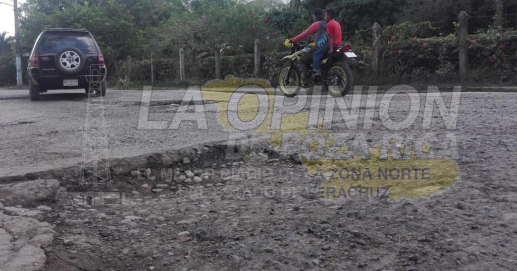 Tortuosa la ruta Tuxpan-Ojite-Álamo