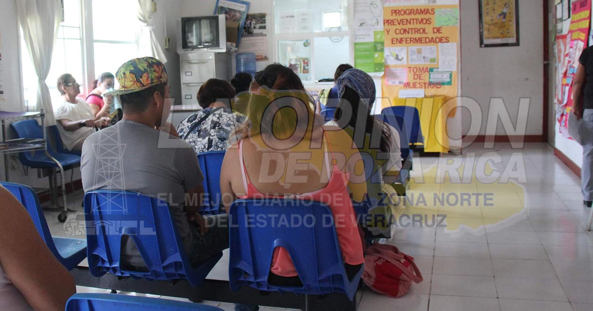 Unidades médicas con escaso personal