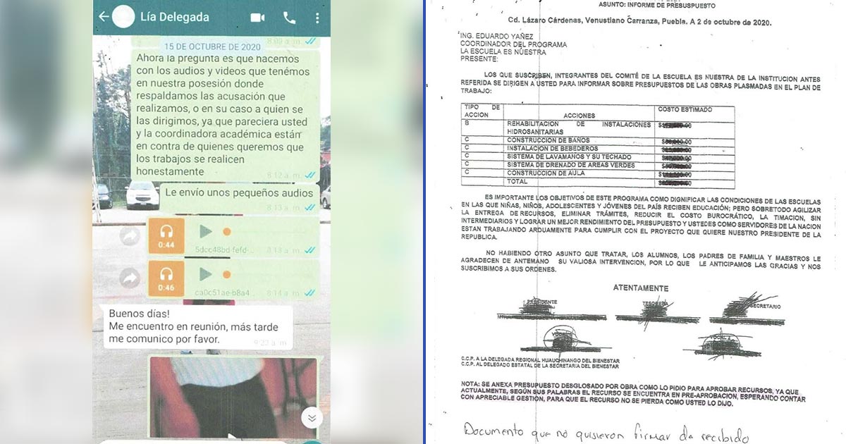 Evidencian corrupción y les quitan apoyo para su escuela