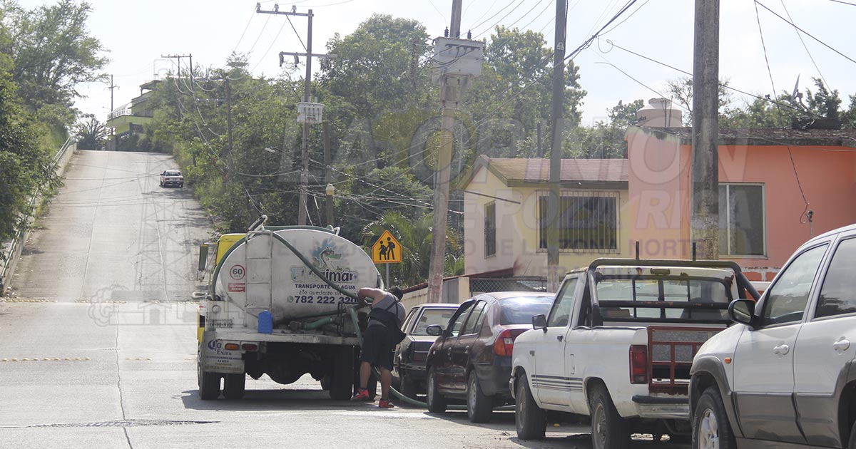 Solicitan agua en El Vergel