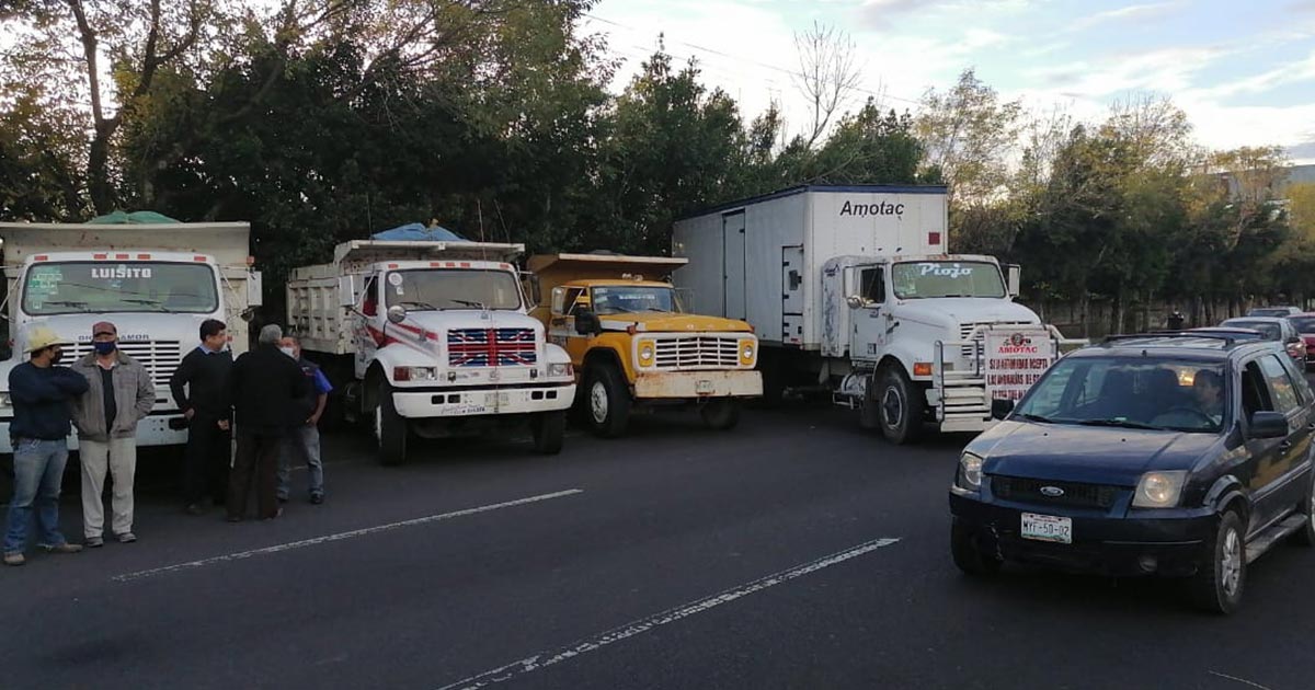 Amotac bloquea la Xalapa-Banderilla