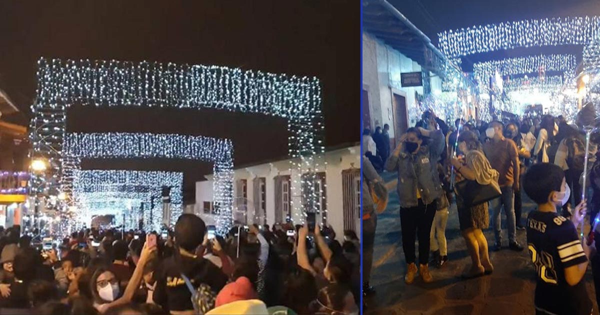 Alcaldesa de Xico defiende instalación de Villa Iluminada