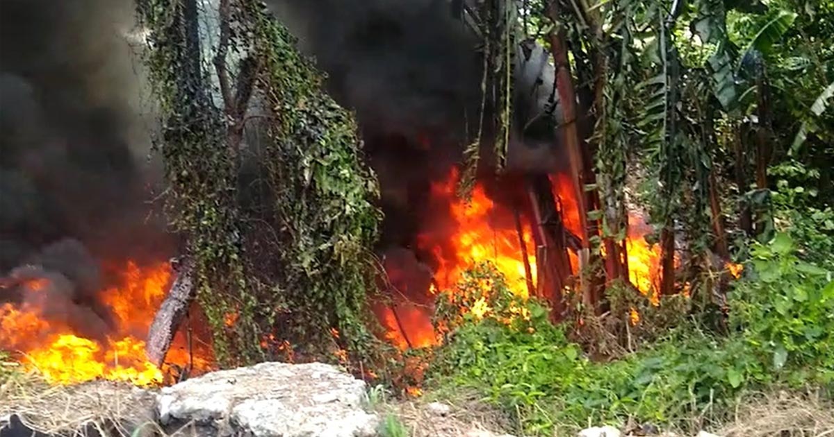 Quemas agrícolas, de alto riesgo