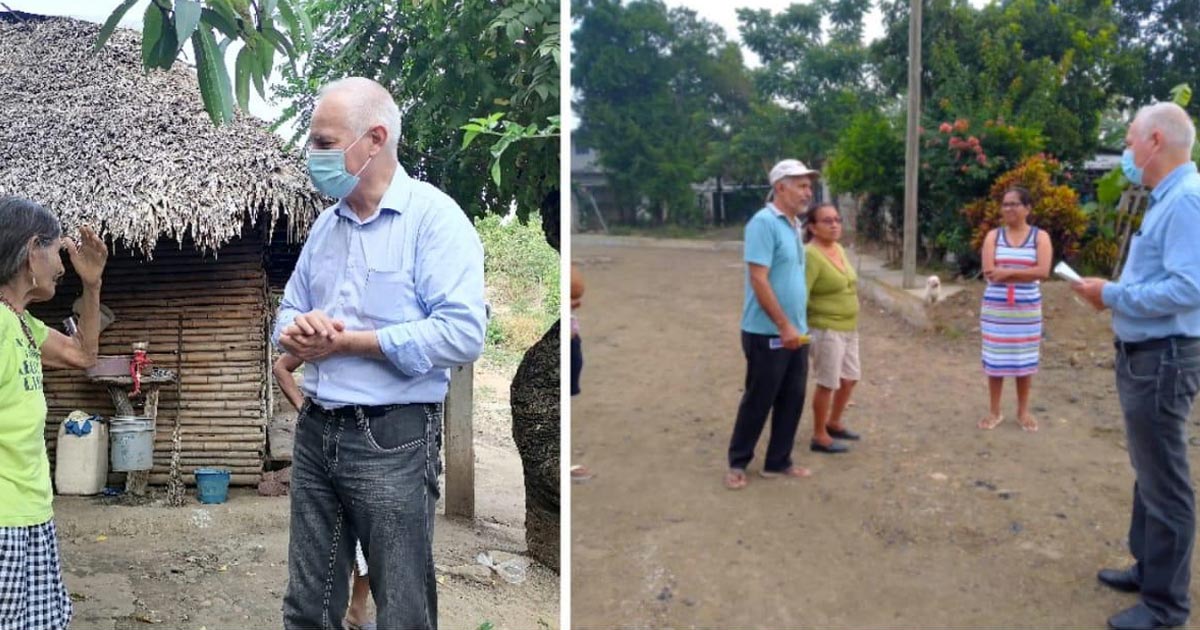 Supervisa Jorge Vera Hernándes pavimentación en colonias y sistemas de agua potable