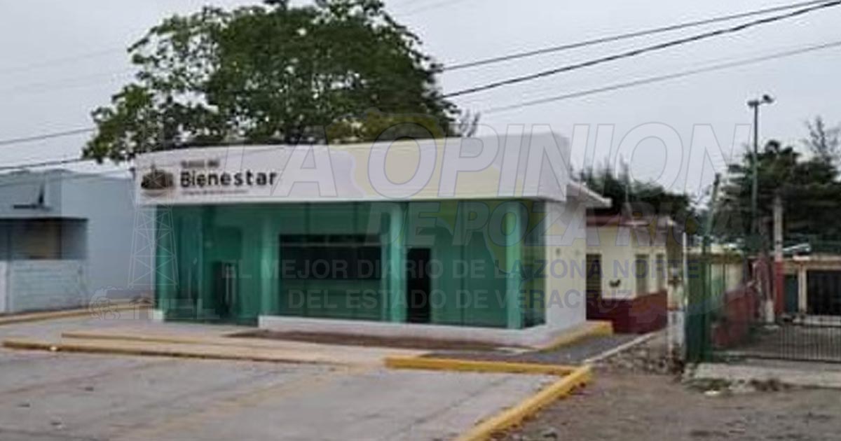 Se quedan con las ganas de estrenar banco de Bienestar en Coatzintla