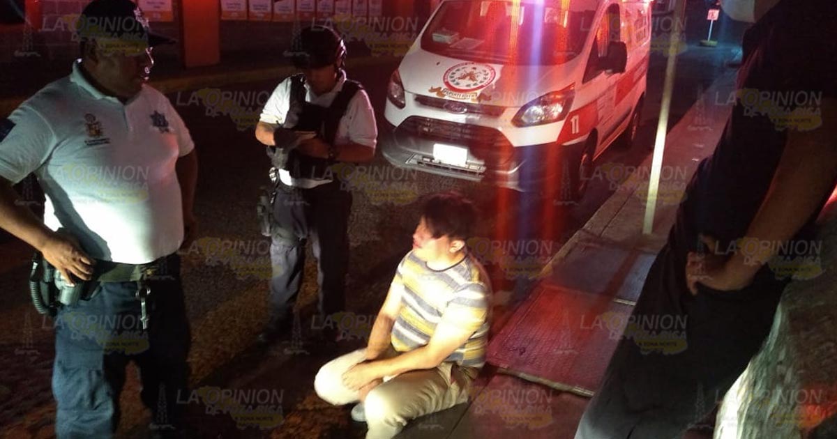 Descalabran a joven de un botellazo