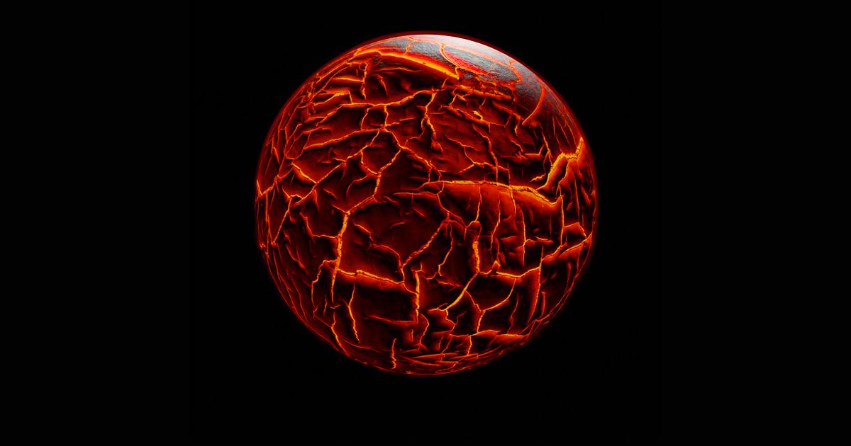 Así es K2-141b, el planeta de océanos de lava y vientos supersónicos