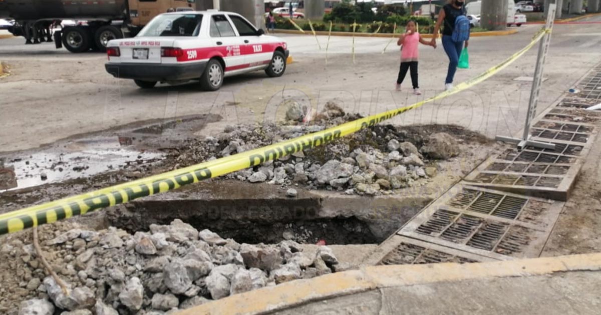 70% de avance en bacheo del boulevard González Ortega