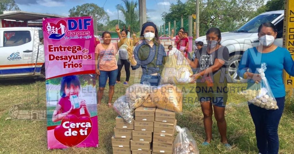 Fortalecen alimentación de niñas y niños en Cazones