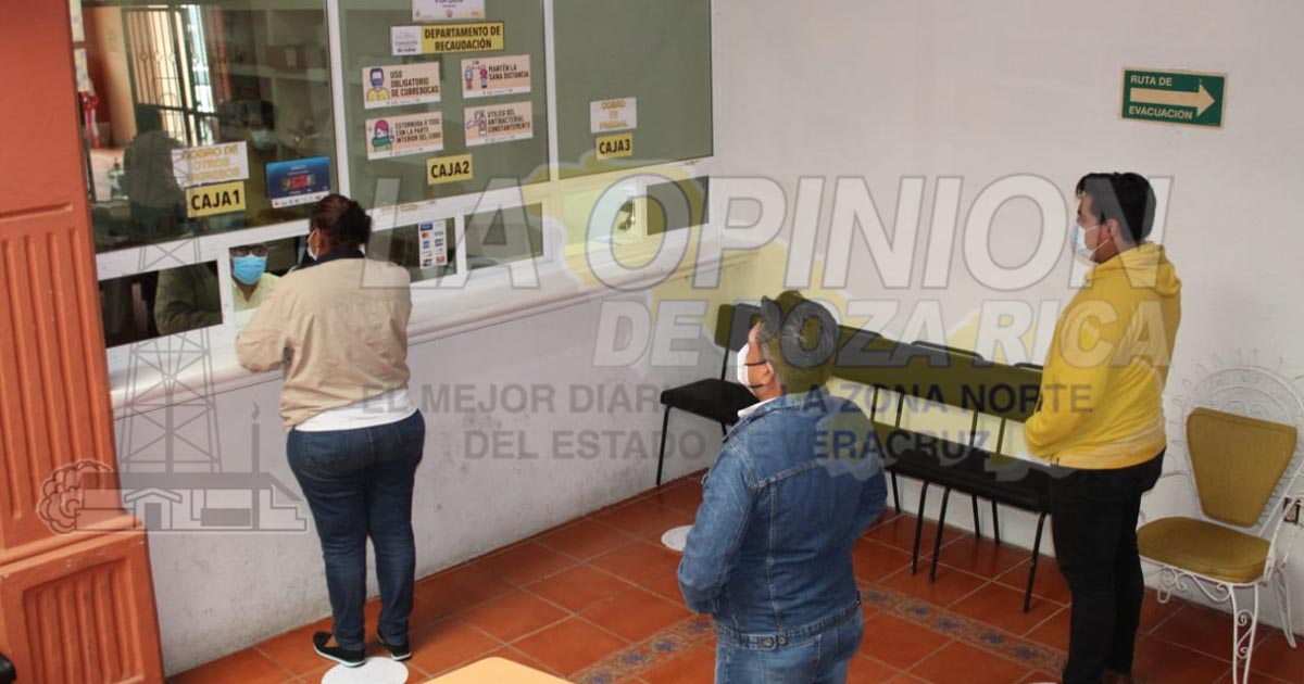 Por pandemia condonan multas en el impuesto predial, en Coatzintla