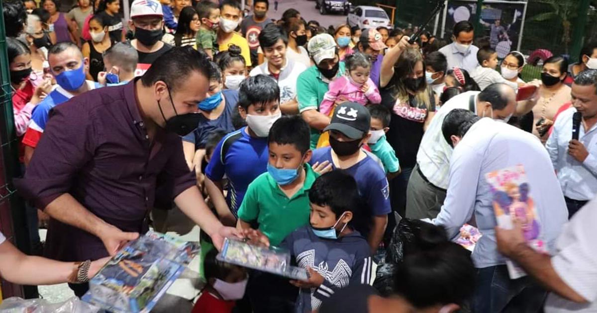 Rescatan espacios en beneficio de la niñez tihuateca