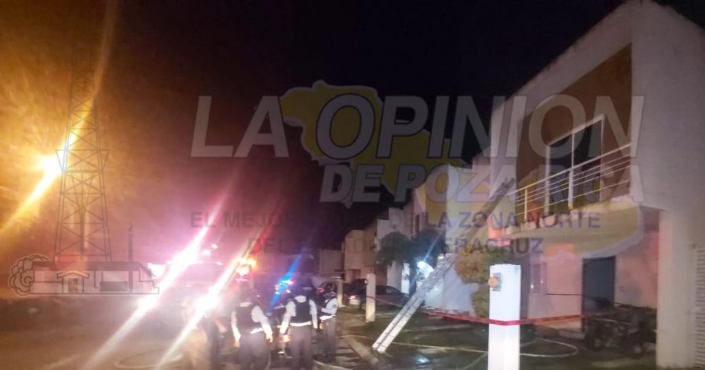 Muere un hombre en incendio en Poza Rica