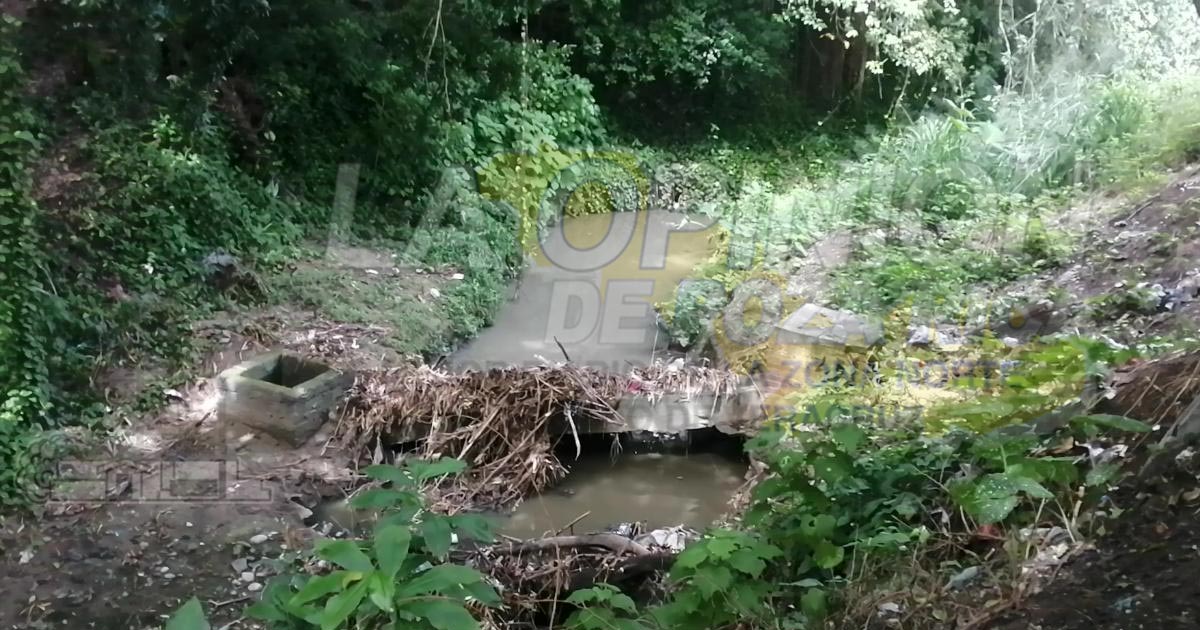 Arroyo contaminado un dolor de cabeza para tihuatecos
