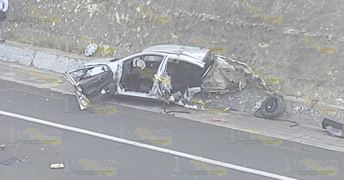 Se mata una familia en choque automovilístico, en Papantla