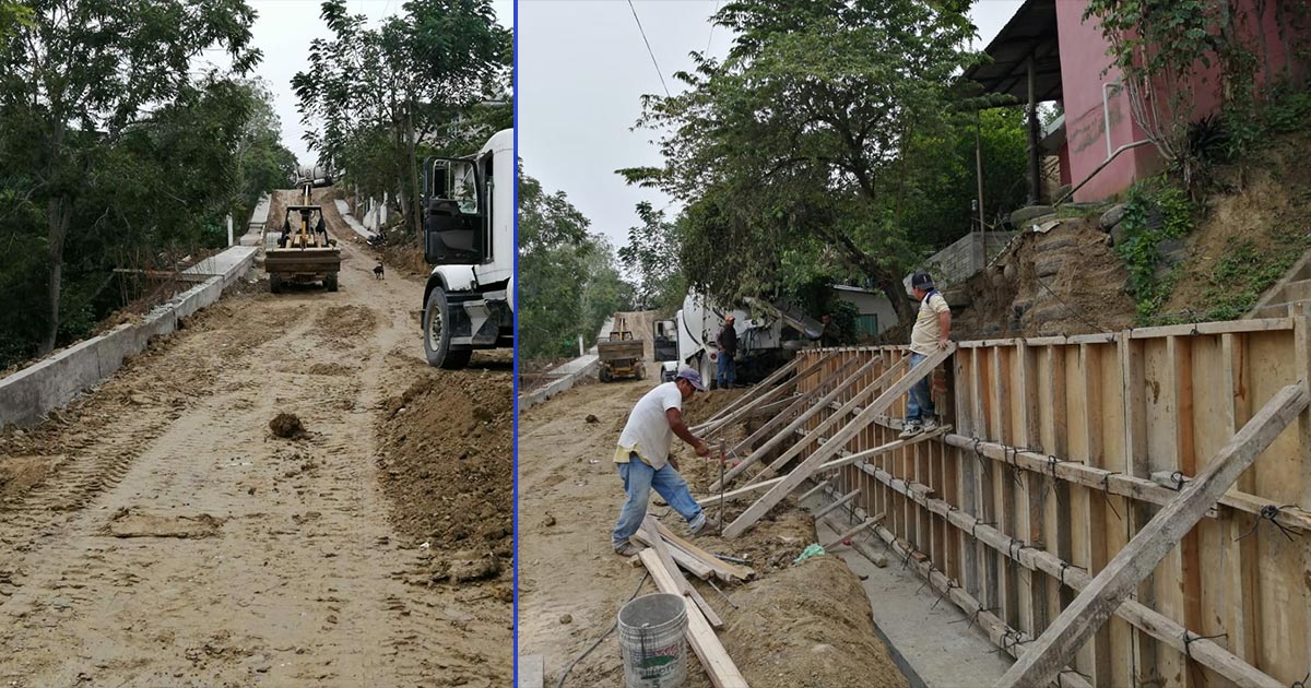 A pesar de la pandemia la obra pública avanzó en Coatzintla