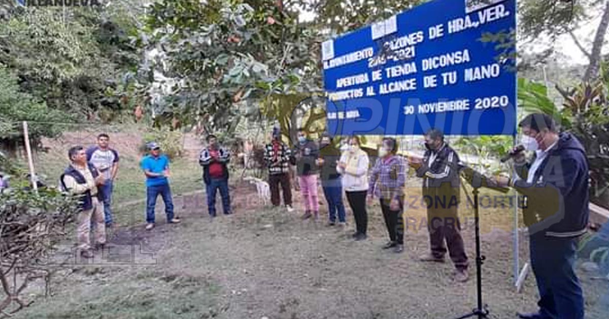 Abren más tiendas de Segalmex con precios bajos en comunidades de Cazones