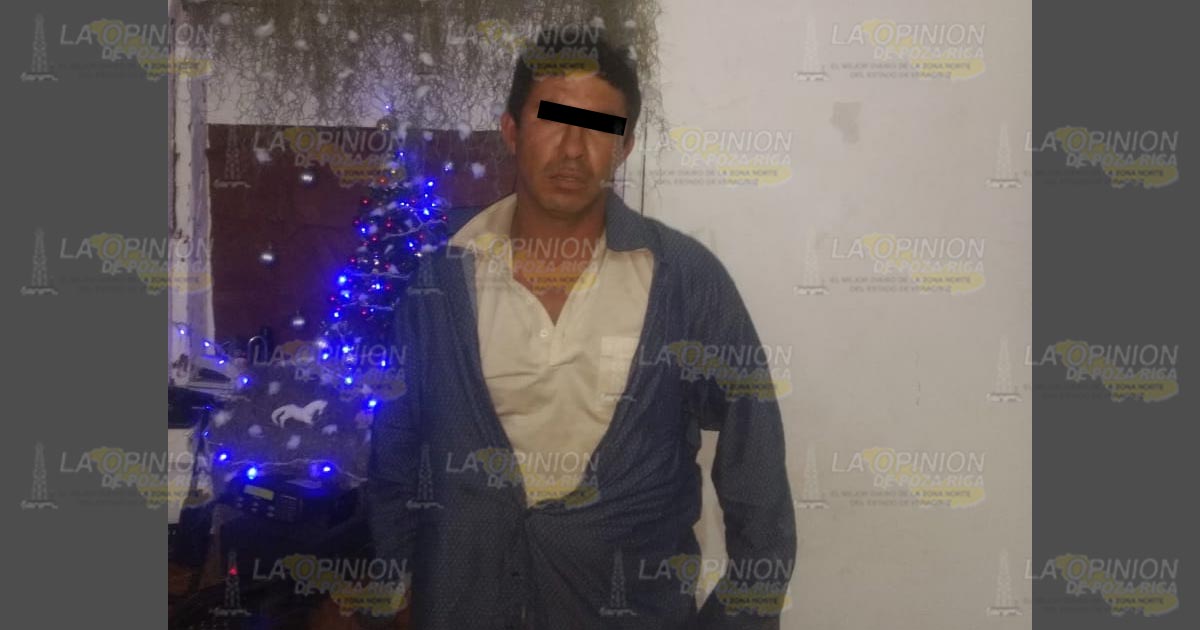 Amarran a ebrio agricultor que agredía a sus familiares y vecinos, en Cazones