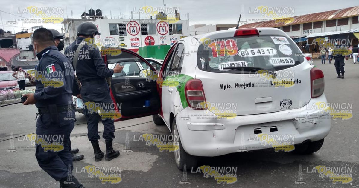 Arrestan a ebrio taxista