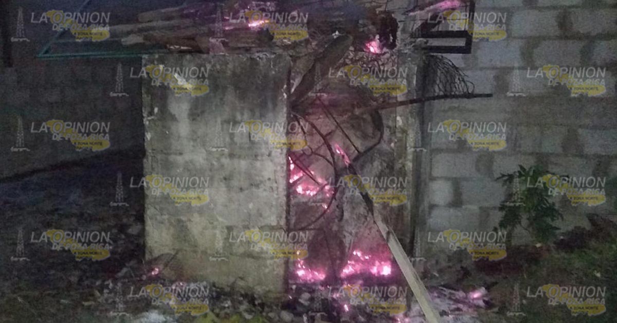 Borracho incendia bodega en la colonia Francisco I. Madero