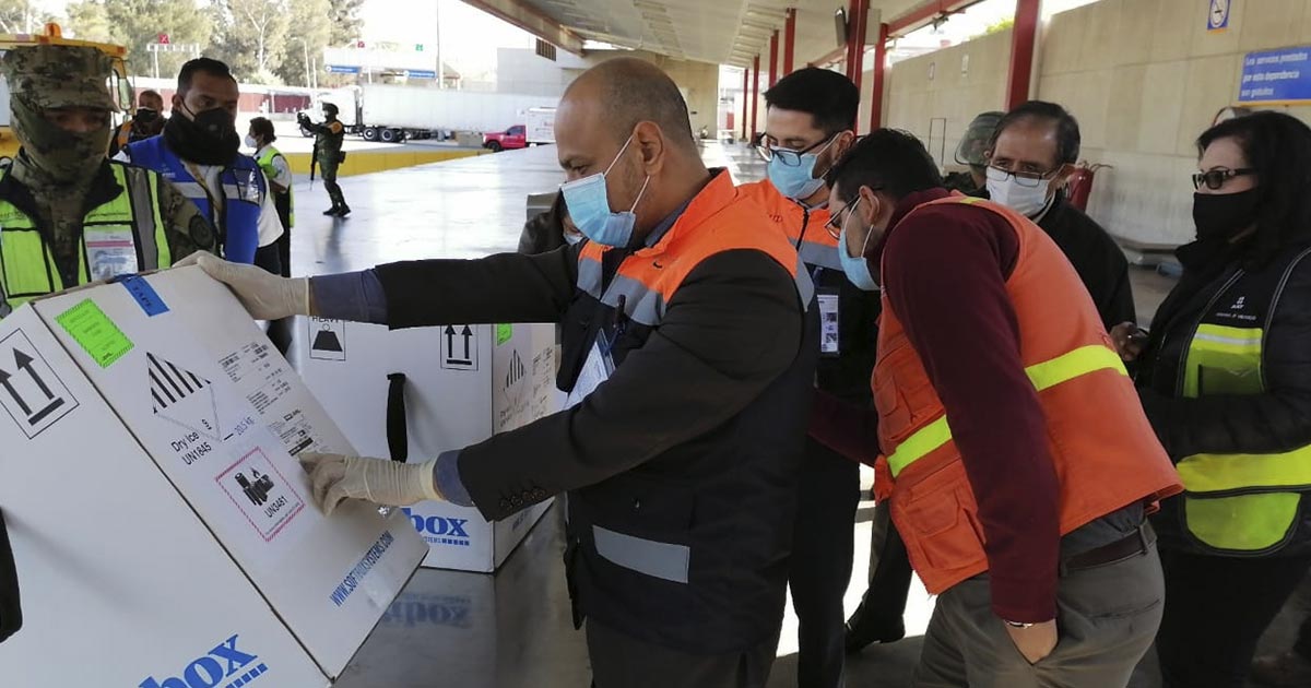 Llega a México cuarto cargamento de vacunas anti-COVID