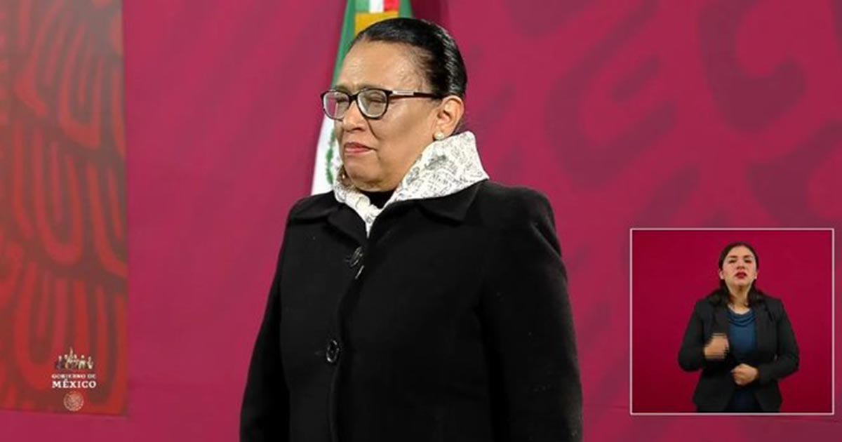 Rosa Icela Rodríguez reaparece tras vencer al COVID-19