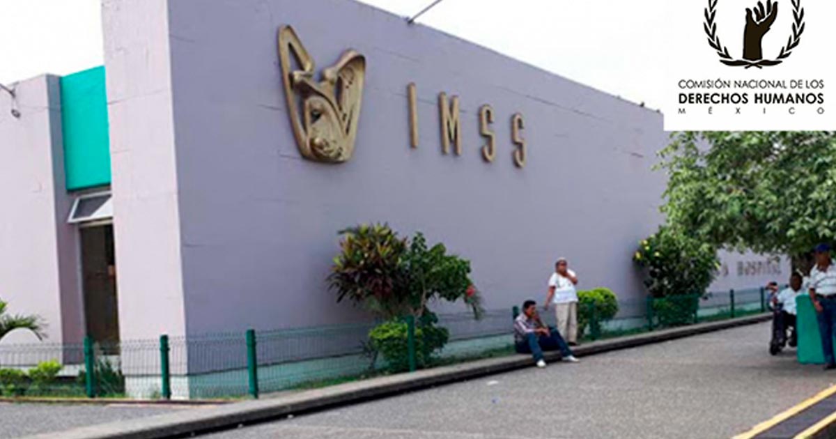 CNDH denunciarán ante FGR a 7 trabajadores del IMSS en Poza Rica