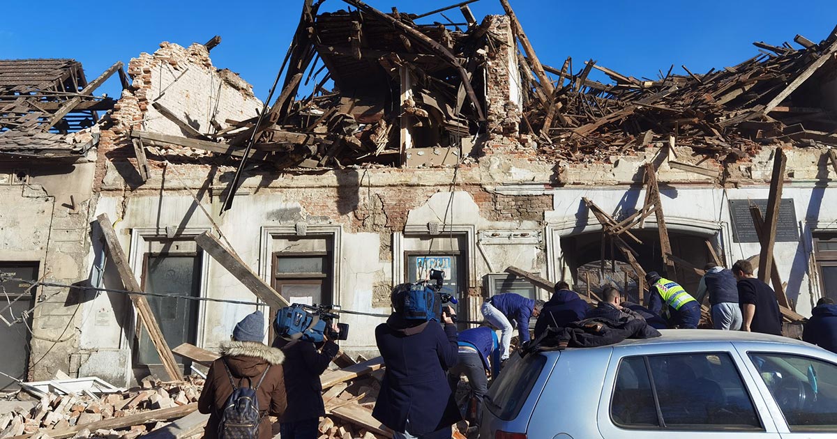 Terremoto de 6.2 sacude Croacia