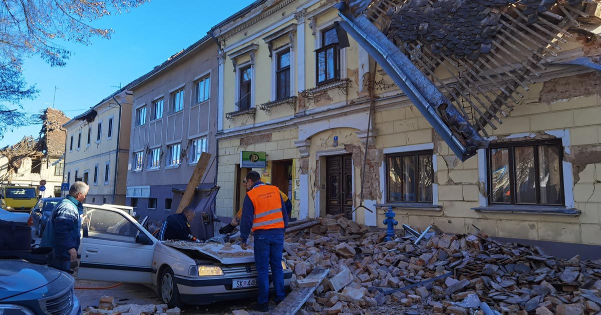 Terremoto de 6.2 sacude Croacia
