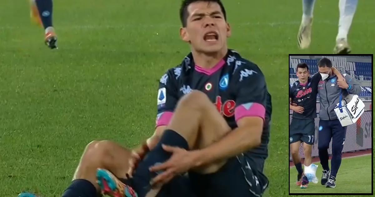 “Chucky” Lozano sale lesionado del partido vs. Lazio