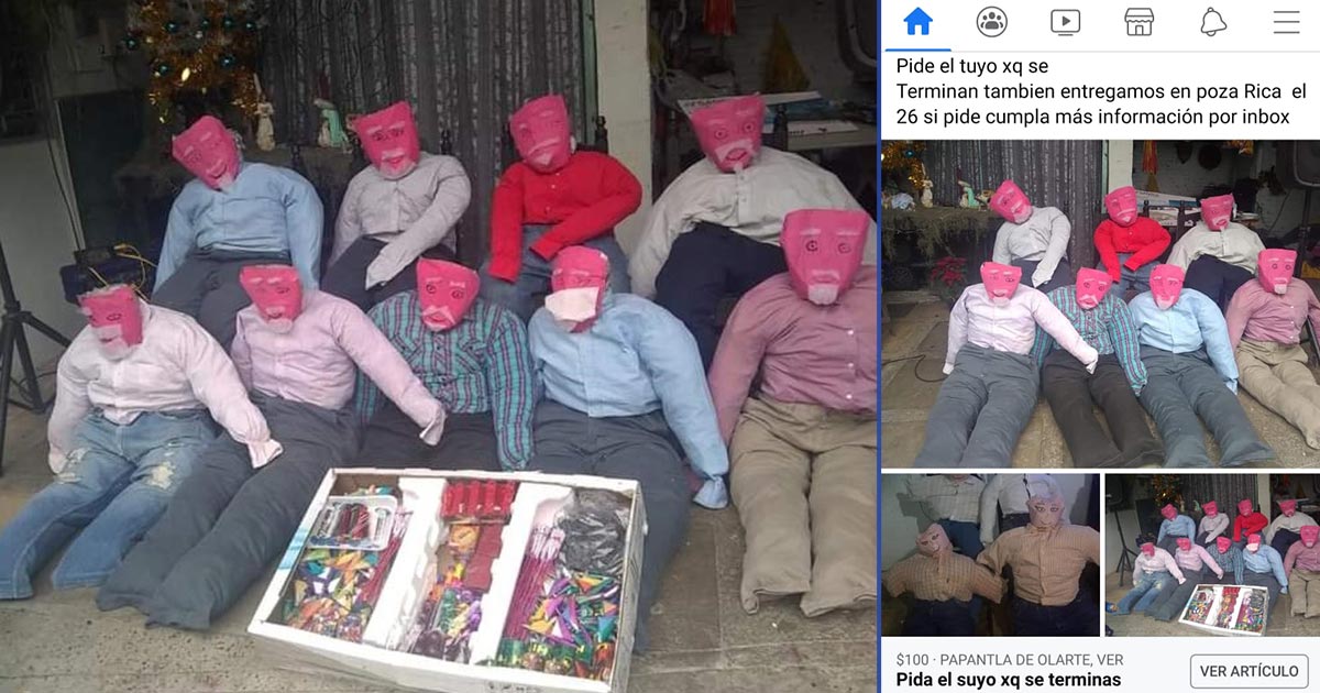 Comercializan viejitos de temporada