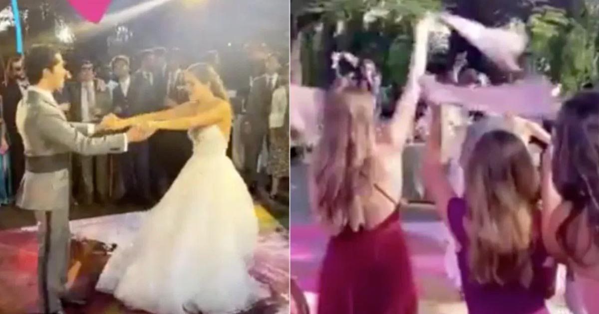 Aglomeración en boda de sobrina de Claudio X. González (Video)