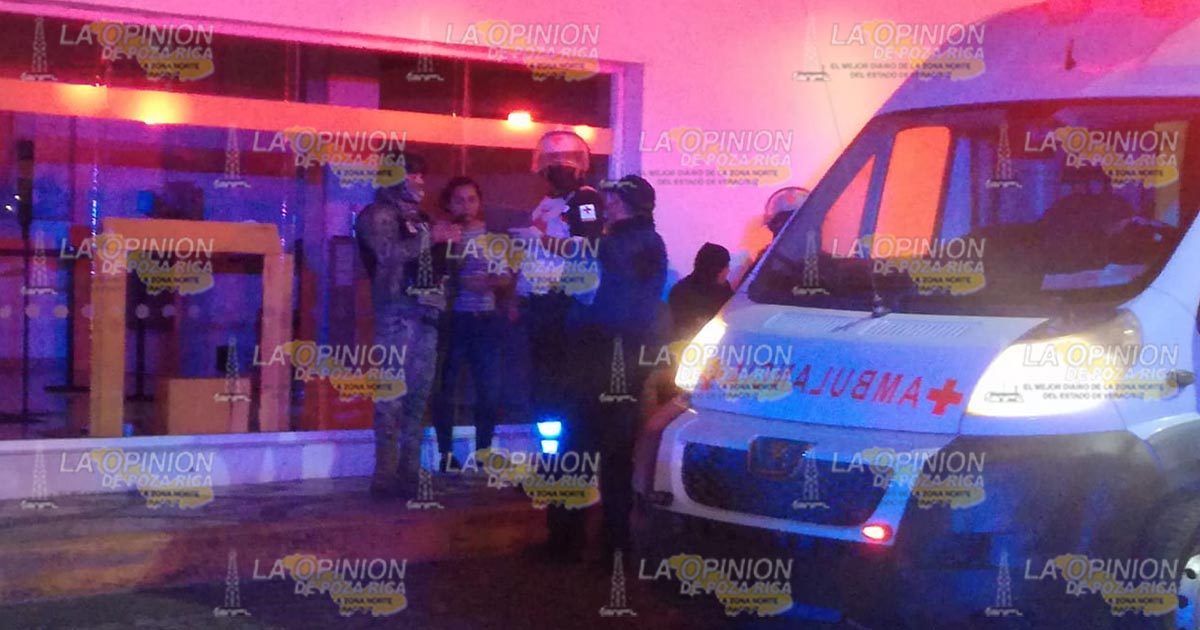 Encontronazo en la zona centro de Tuxpan