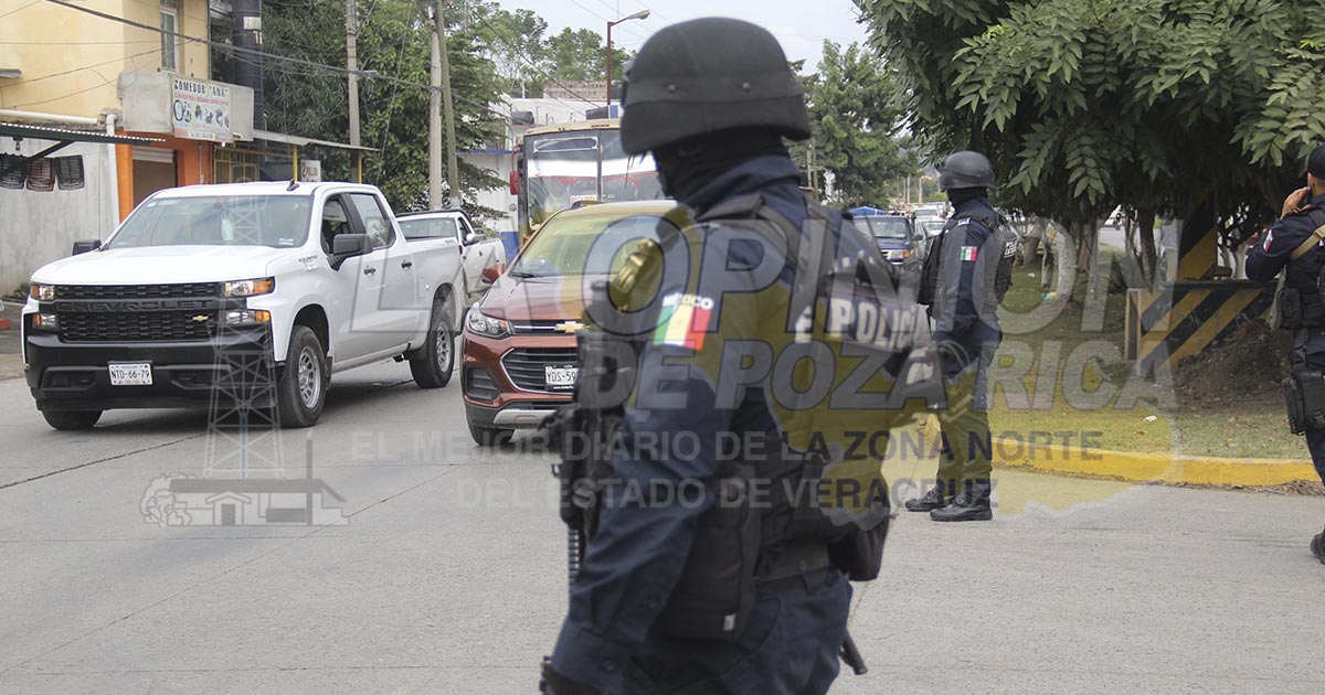 Espectacular el operativo de seguridad