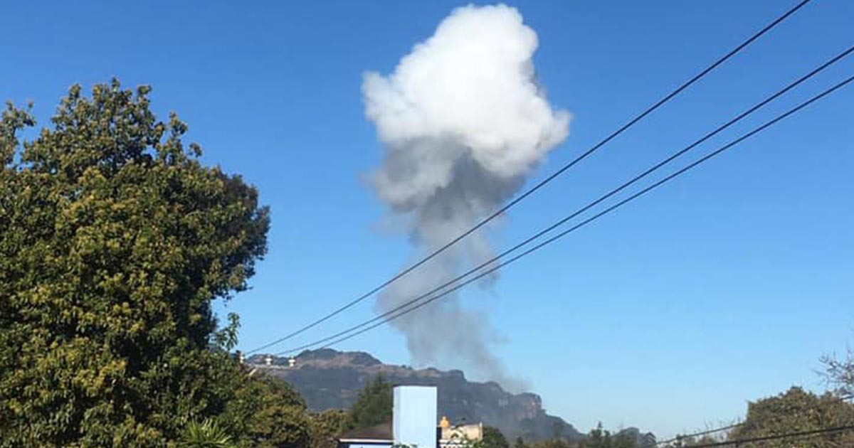 Explotó un polvorín en San Juan Xiutetelco