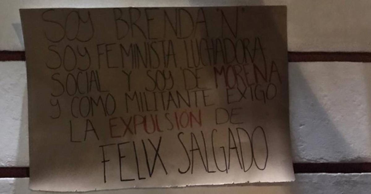 Feministas exigen excluir a Salgado Macedonio de candidaturas en Guerrero