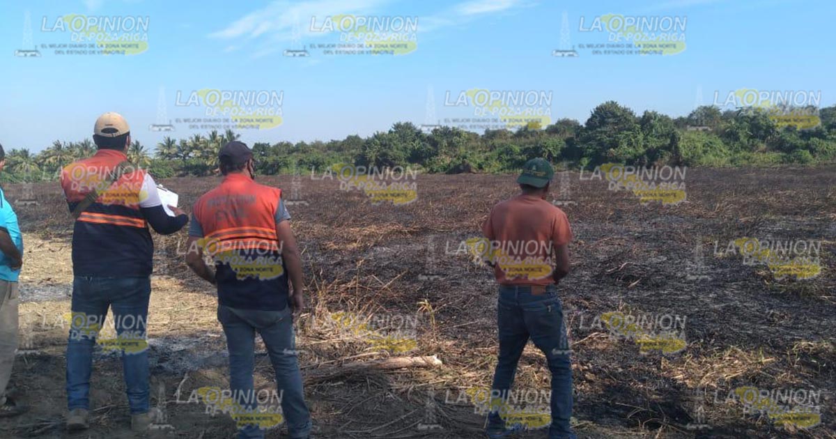 Incendio es provocado por quema de basura