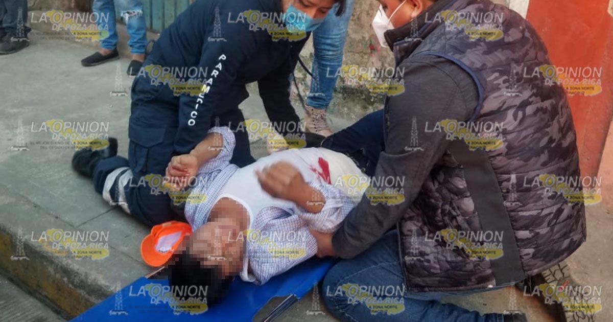 Navajeado en la zona centro de Tlapacoyan